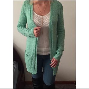 Green Cardigan